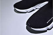 Balenciaga Speed Trainer Triple Black And White shoes - 3