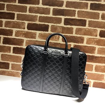 Gucci GG Embossed Briefcase 450944 Size 38 x 29 x 4 cm