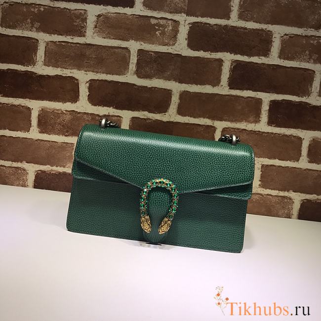 Gucci Dionysus Small Shoulder Bag Green 400249 Size 28 x 18 x 9 cm - 1