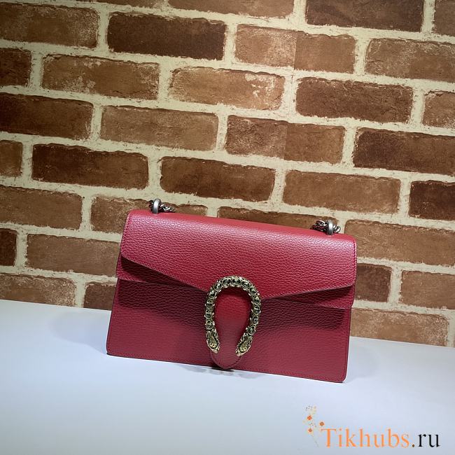 Gucci Dionysus Small Shoulder Bag Red 400249 Size 28 x 18 x 9 cm - 1