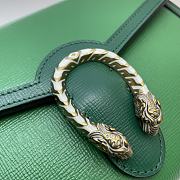 Gucci Dionysus Leather Mini Chain Bag Green 401231 Size 20 x 13.5 x 3 cm - 4