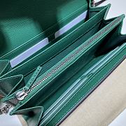 Gucci Dionysus Leather Mini Chain Bag Green 401231 Size 20 x 13.5 x 3 cm - 6