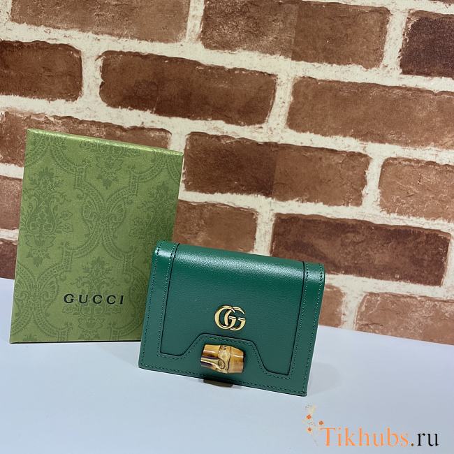 Gucci Ladies Card And Coin Box 658244 Size 11 x 8 x 2.5 cm - 1