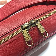 Gucci Men's Leather Cross-body Messenger Shoulder Bag In Red 523589 Size 33.5 x 23.5 x 9.5 cm - 3