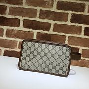 GG Travel Pouch With Interlocking G In Beige And Ebony 625764 Size 22 x 14 x 7 cm - 4