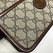 GG Travel Pouch With Interlocking G In Beige And Ebony 625764 Size 22 x 14 x 7 cm - 2