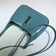 Gucci Blue Jackie 1961 Mini Cross Body Bag Light Blue 637091 Size 19 x 13 x 3 cm - 2