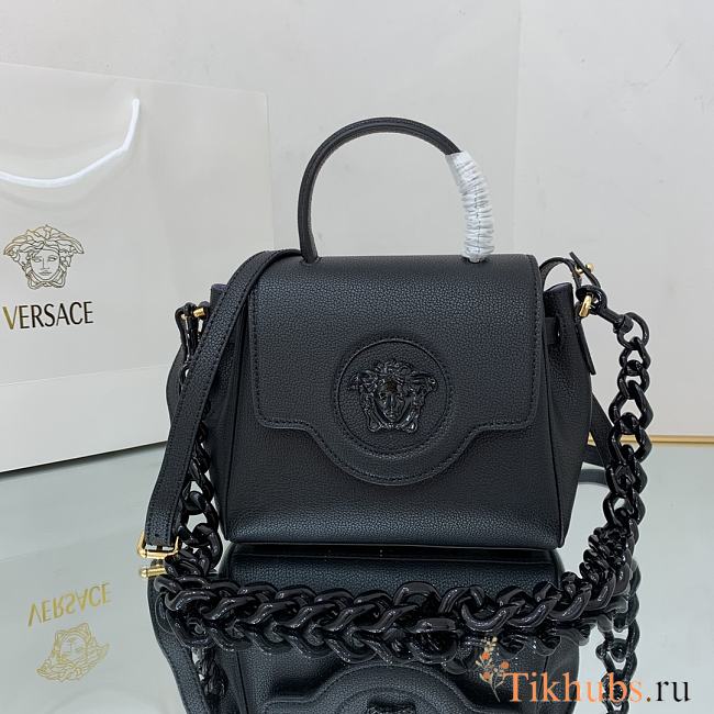 Versace Medusa Trumpet Small Black 1040 Size 20 x 10 x 17 cm - 1