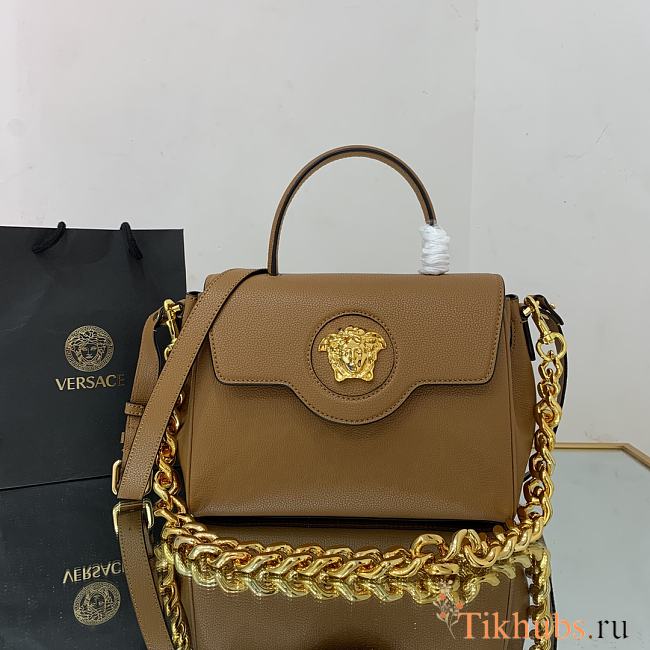 Versace Medusa Medium Golden Chain Brown 1039 Size 25 x 15 x 22 cm - 1