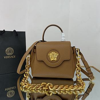 Versace Medusa Small Golden Chain Brown 1040 Size 20 x 10 x 17 cm