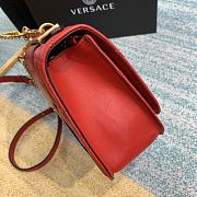 Versace Virtus Embroidered Sheepskin Red 2002 Size 24 x 9 x 16.5 cm - 5