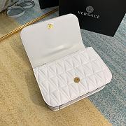 Versace Virtus Embroidered Sheepskin White 2002 Size 24 x 9 x 16.5 cm - 2