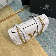 Versace Virtus Embroidered Sheepskin White 2002 Size 24 x 9 x 16.5 cm - 4