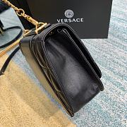 Versace Virtus Embroidered Sheepskin Black 2002 Size 24 x 9 x 16.5 cm - 5