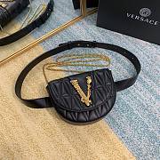 Versace Medusa Waist Bag Crossbody Black 1002 Size 18 x 4 x 14 cm - 2