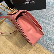 Versace Virtus Embroidered Sheepskin Pink 2002 Size 24 x 9 x 16.5 cm - 6