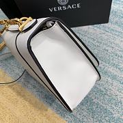 Versace Virtus Calfskin Shoulder Bag White 2002 Size 24 x 9 x 16.5 cm - 6