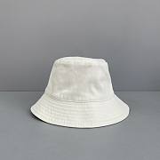 Celine Letter Fisherman Hat White 60585  - 6