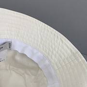 Celine Letter Fisherman Hat White 60585  - 5