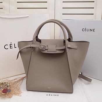 Celine Calfskin Handbag Large 183313 Size 24 x 26 x 22 cm