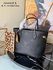 Louis Vuitton Neverfull Monogram Black M45856 Size 31 x 28 x 14 cm - 1