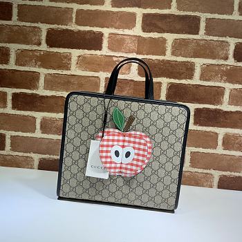 Gucci Children's GG Apple Tote Bag 648797 Size 28 x 25 x 11 cm