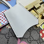 Gucci Padlock Shoulder Bag Heart Apple Orchid 603221 Size 24 x 17 x 10 cm - 4