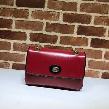 Gucci Marina Small Leather Red 576423 Size 18 x 14 x 8 cm