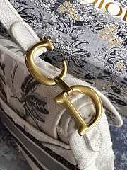 Dior Saddle Bag 002 Size 25.5 x 20 x 6.5 cm - 6