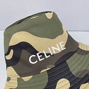 Celine Hat 60585 Camouflage Green - 4