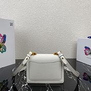 Prada Messenger Bag White 1BD270 Size 20 x 14 x 7 cm - 6