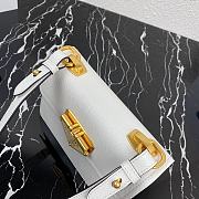 Prada Messenger Bag White 1BD270 Size 20 x 14 x 7 cm - 5