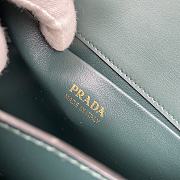 Prada Messenger Bag Dark Green 1BD270 Size 20 x 14 x 7 cm - 4