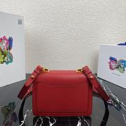 Prada Messenger Bag Red 1BD270 Size 20 x 14 x 7 cm - 6
