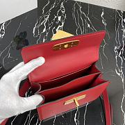 Prada Messenger Bag Red 1BD270 Size 20 x 14 x 7 cm - 5