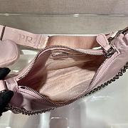 Prada Nylon Hobo Hand-Carried/Underarm Bag Light Pink 1BH204 Size 22 x 12 x 6 cm - 5