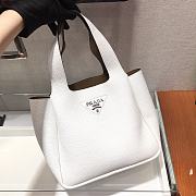 Prada Bucket Bag White 1BG335 Size 25 x 21.5 x 14 cm - 6