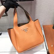 Prada Bucket Bag Orange 1BG335 Size 25 x 21.5 x 14 cm - 3