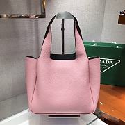 Prada Bucket Bag Pink 1BG335 Size 25 x 21.5 x 14 cm - 2