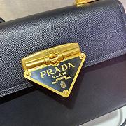 Prada Handbag Black 1BD021 Size 20 x 17 x 8.5 cm - 2