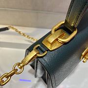 Prada Handbag Dark Green 1BD021 Size 20 x 17 x 8.5 cm - 6