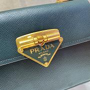 Prada Handbag Dark Green 1BD021 Size 20 x 17 x 8.5 cm - 2