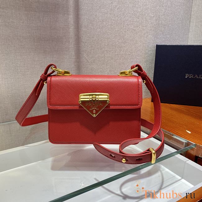 Prada Single-shoulder Red 1BD270 Size 20 x 14 x 7 cm - 1