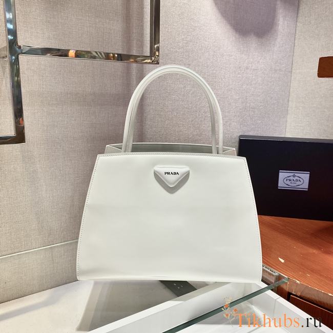 Prada Handbag White 1BA328 Size 31 x 23 x 14.5 cm - 1