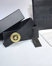 Versace Golden Belt Size 38 MM Head Buckle - 4