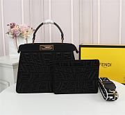 Fendi Handbag Black F516 Size 33 cm - 1