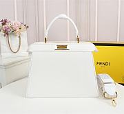 Fendi Handbag White F516 Size 33 cm - 1