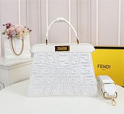 Fendi Handbag White F516 Size 33 cm - 5