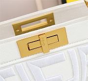 Fendi Handbag White F516 Size 33 cm - 4