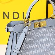 Fendi Peekaboo Blue Size 33 x 12 x 24 cm - 3